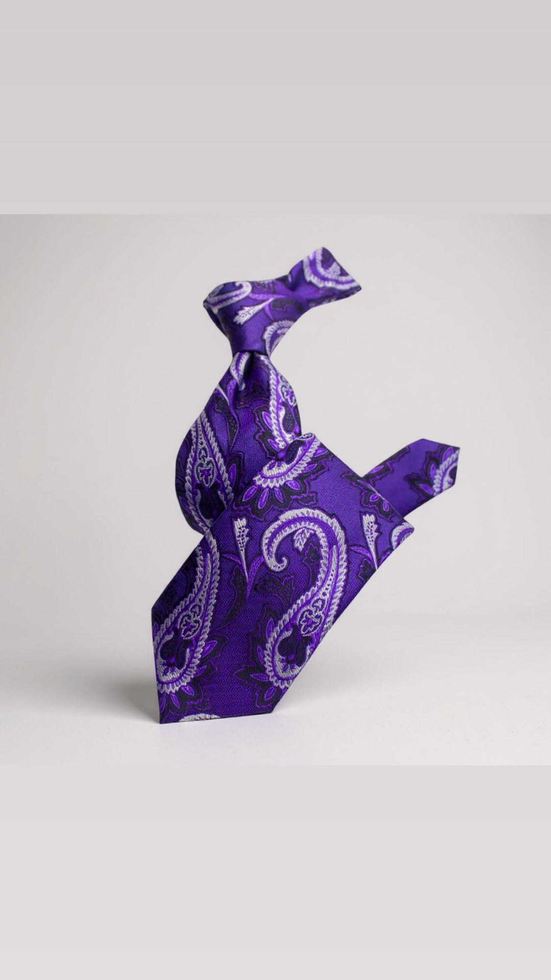 Krazy Paisley Purple Tie