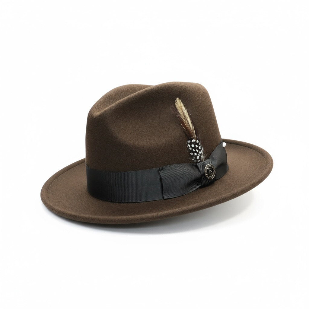 Brown Felt Hat