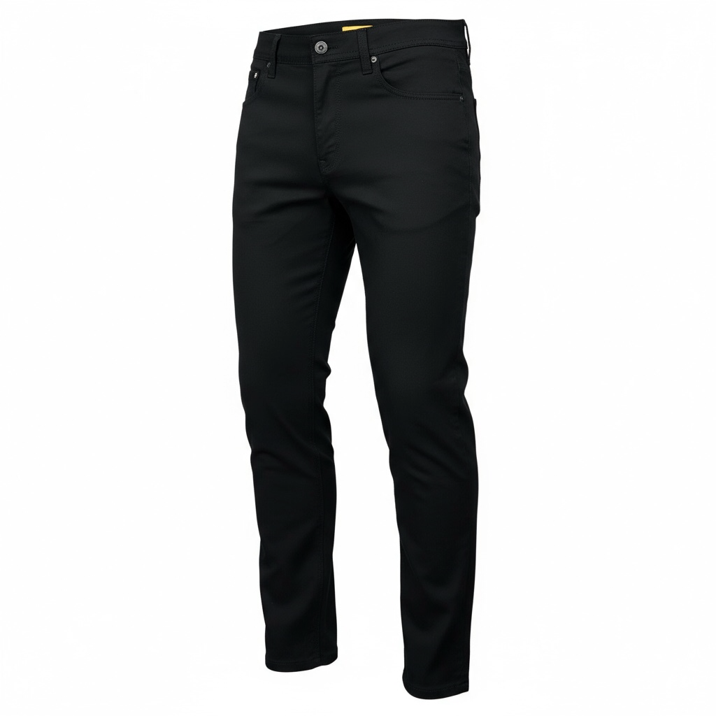 Enzo Black Stretch Denim Jean