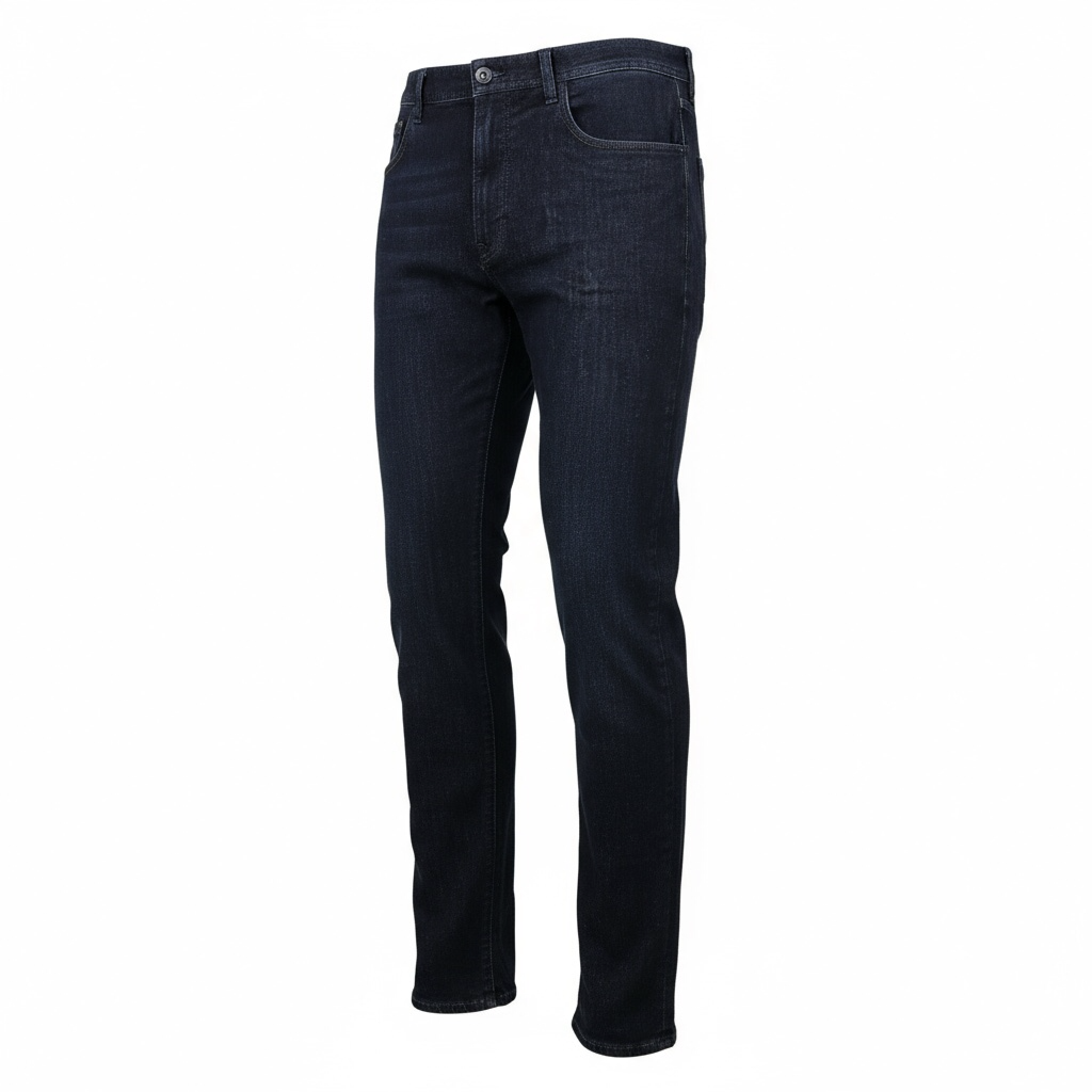 Enzo Dark Navy Stretch Denim Jean