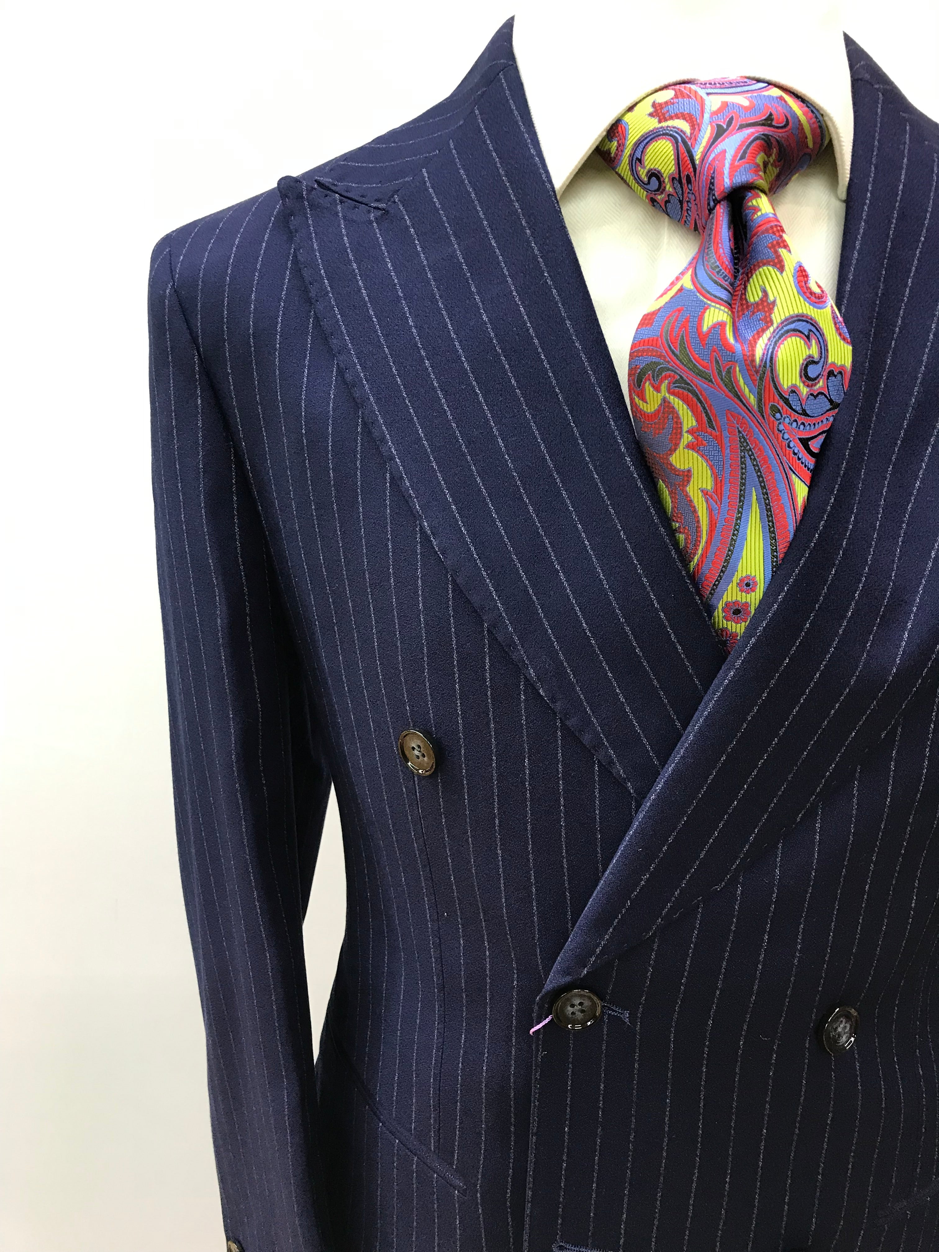 Canuti DB Blue Pinstripe-Suit