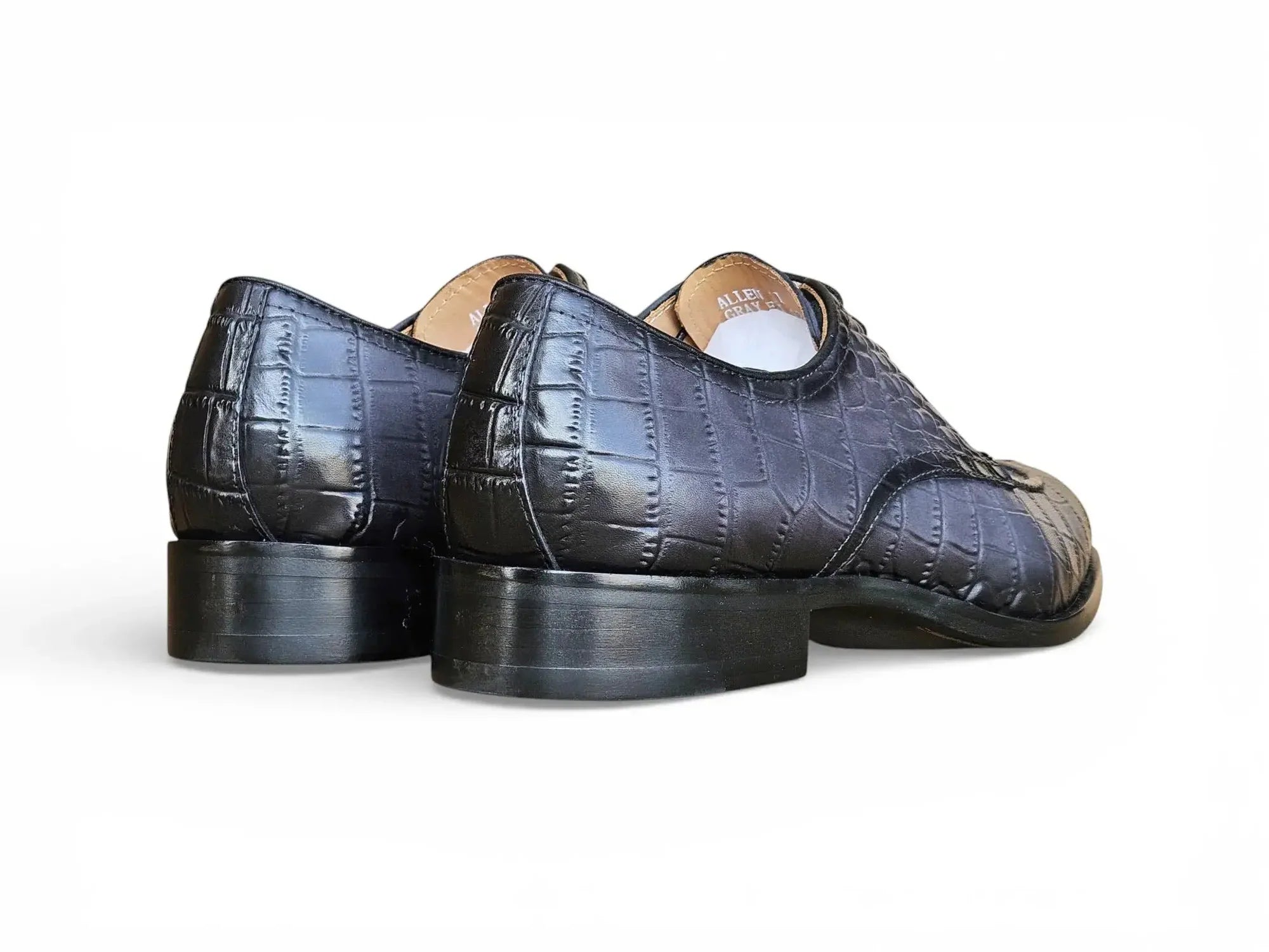 Carrucci Gray  Split Toe Derby