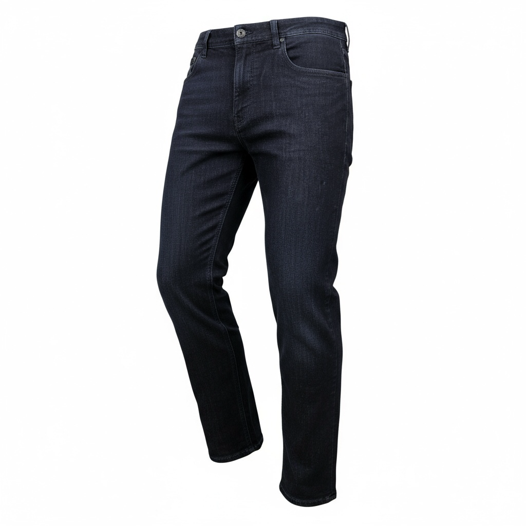 Enzo Dark Navy Stretch Denim Jean