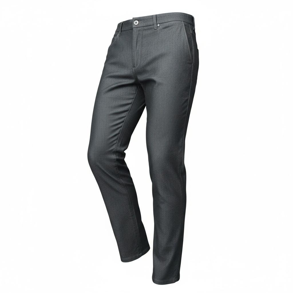 Enzo Gray Stretch Denim Jean