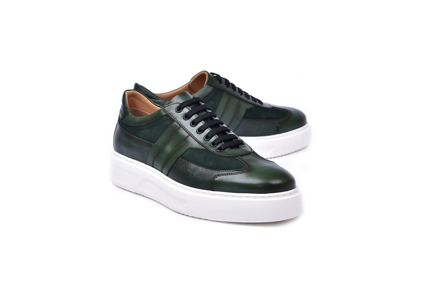 Corrente Green Calfskin Casual Shoe