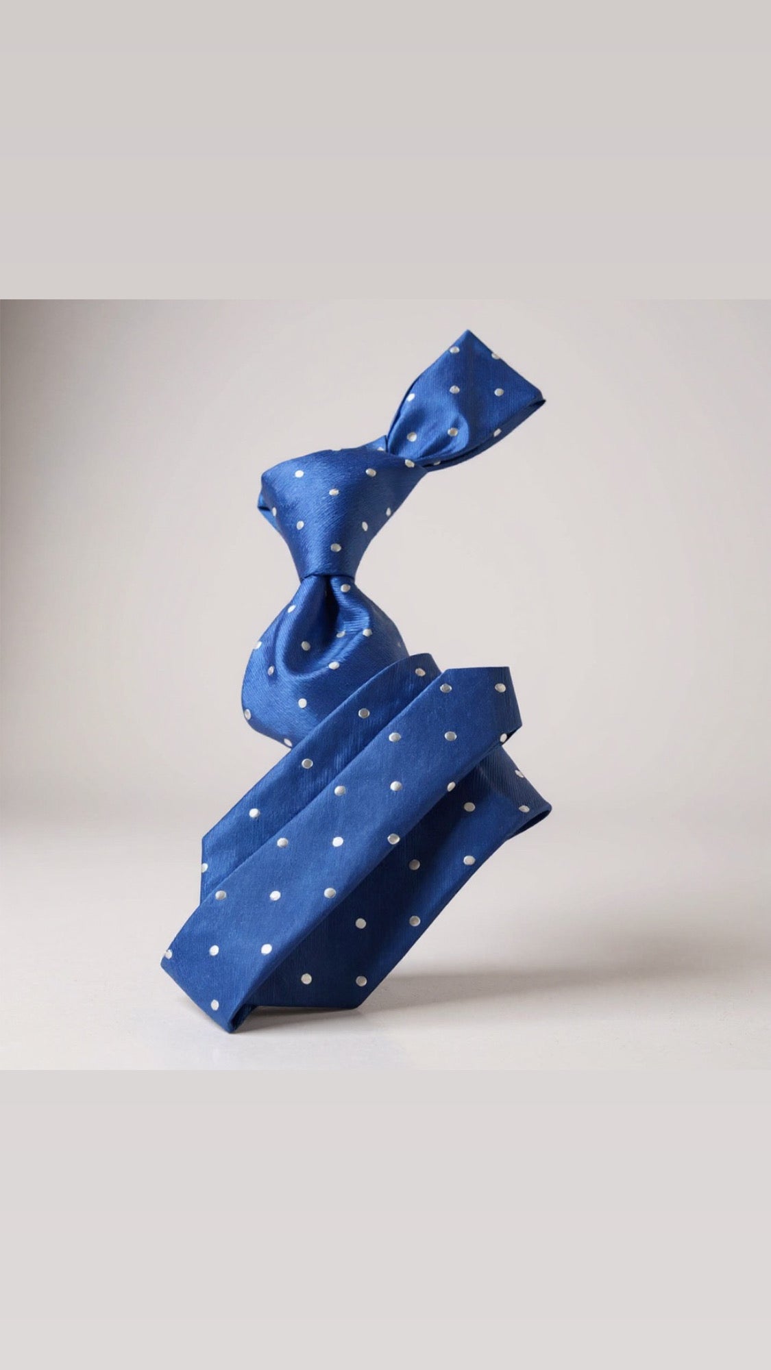 Royal Solid White Dot Tie