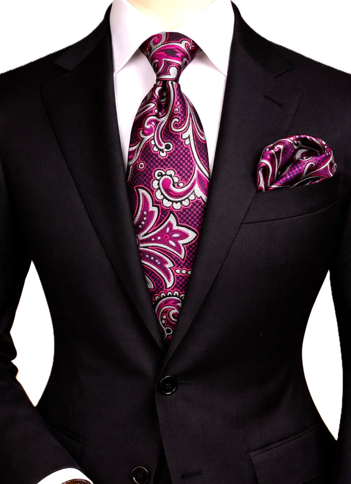 EMILIO FUCHSIA TIE