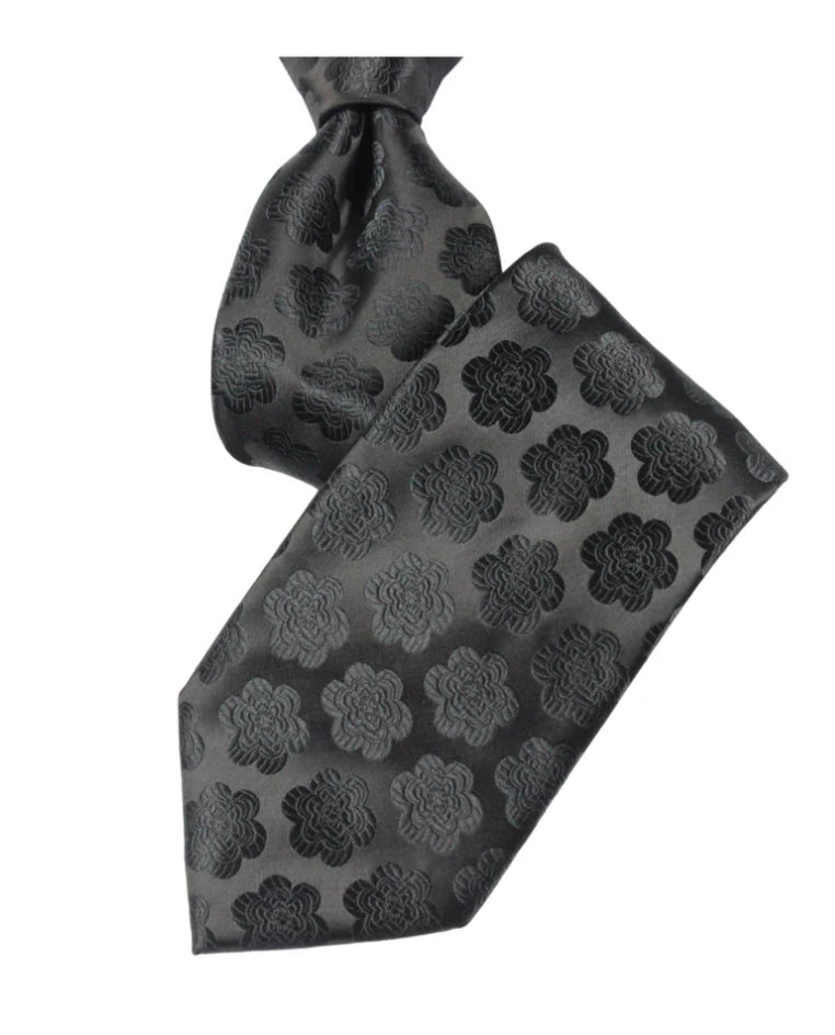 Men In Black Floral Tie
