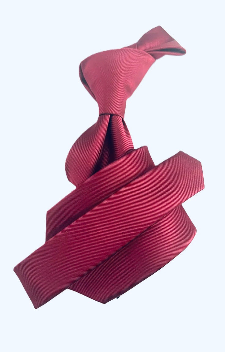 Comic Burgundy Tie