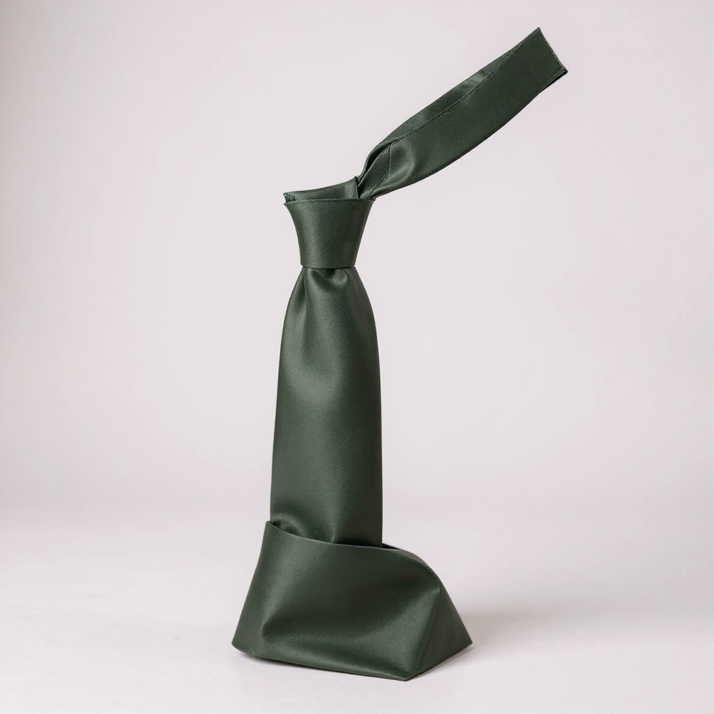 Comic Sage Green Tie