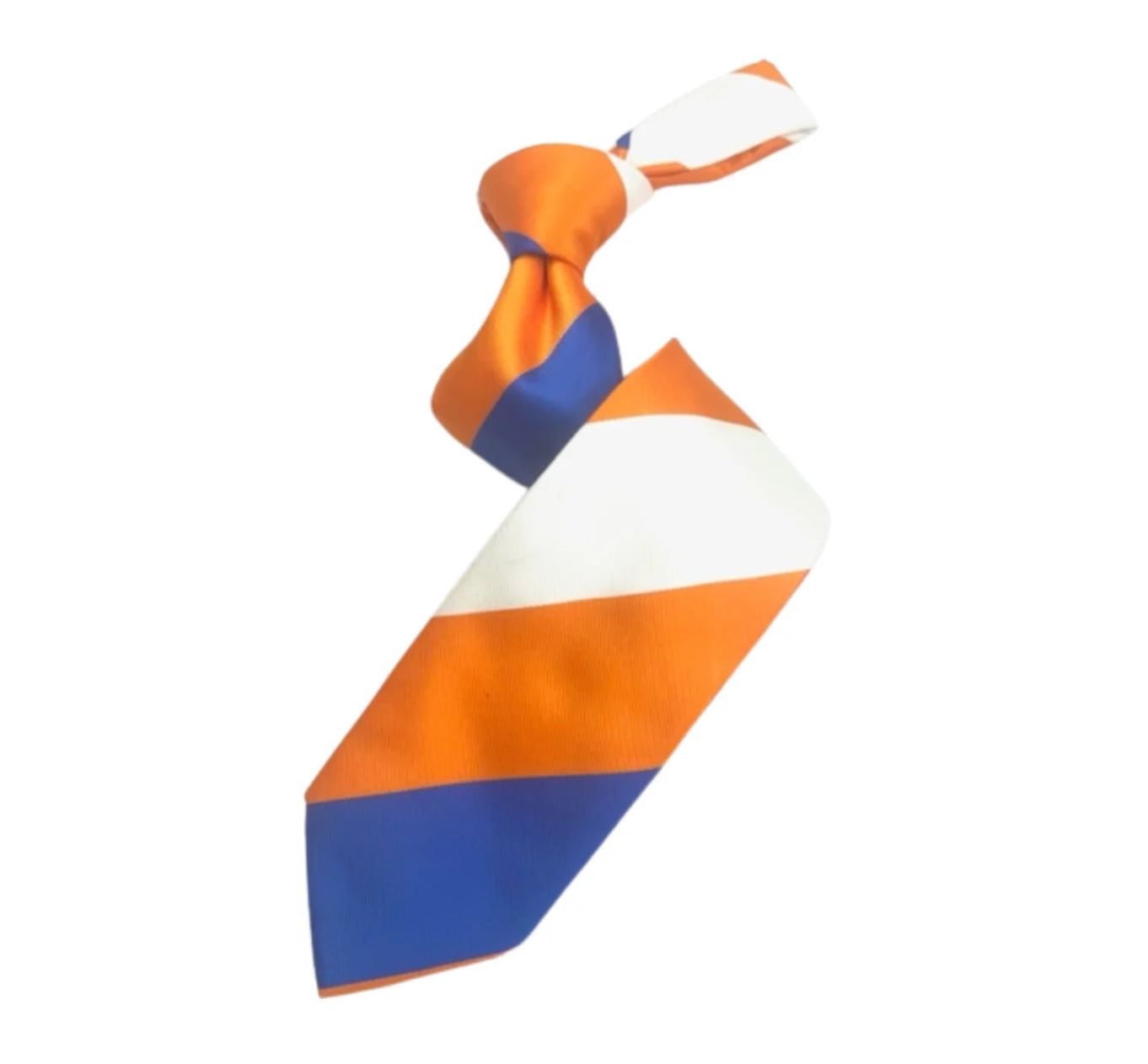 Crypto Orange & Blue Stripe