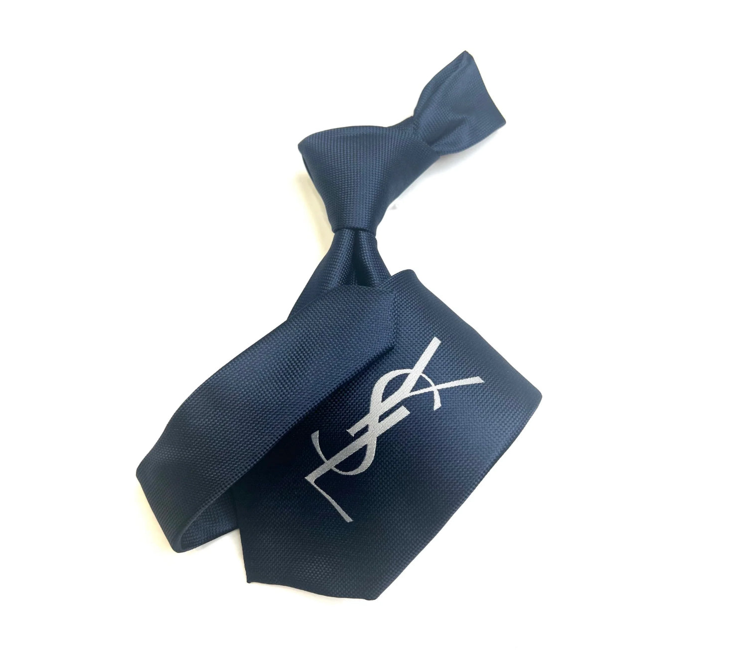 YSL Navy Tie