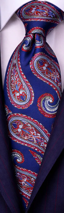 BLUE/RED/GREY TIE
