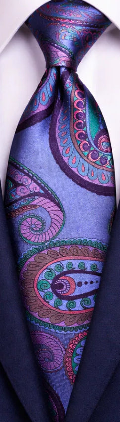 BLUE & ORANGE TIE