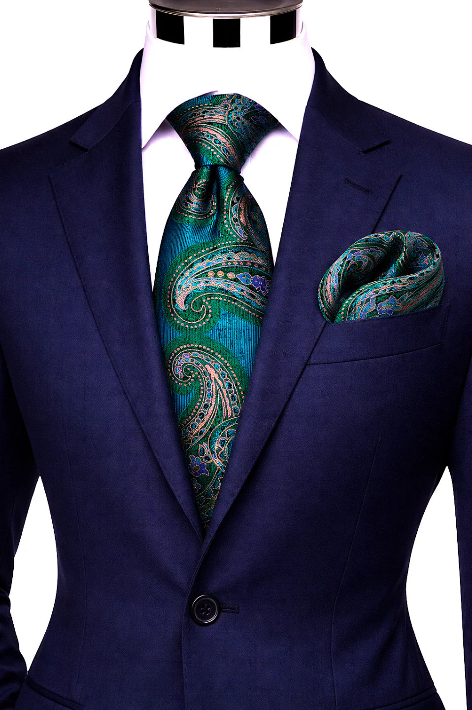 Green & Turquoise Tie