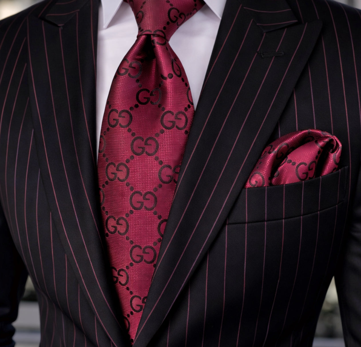 RED/BLACK TIE