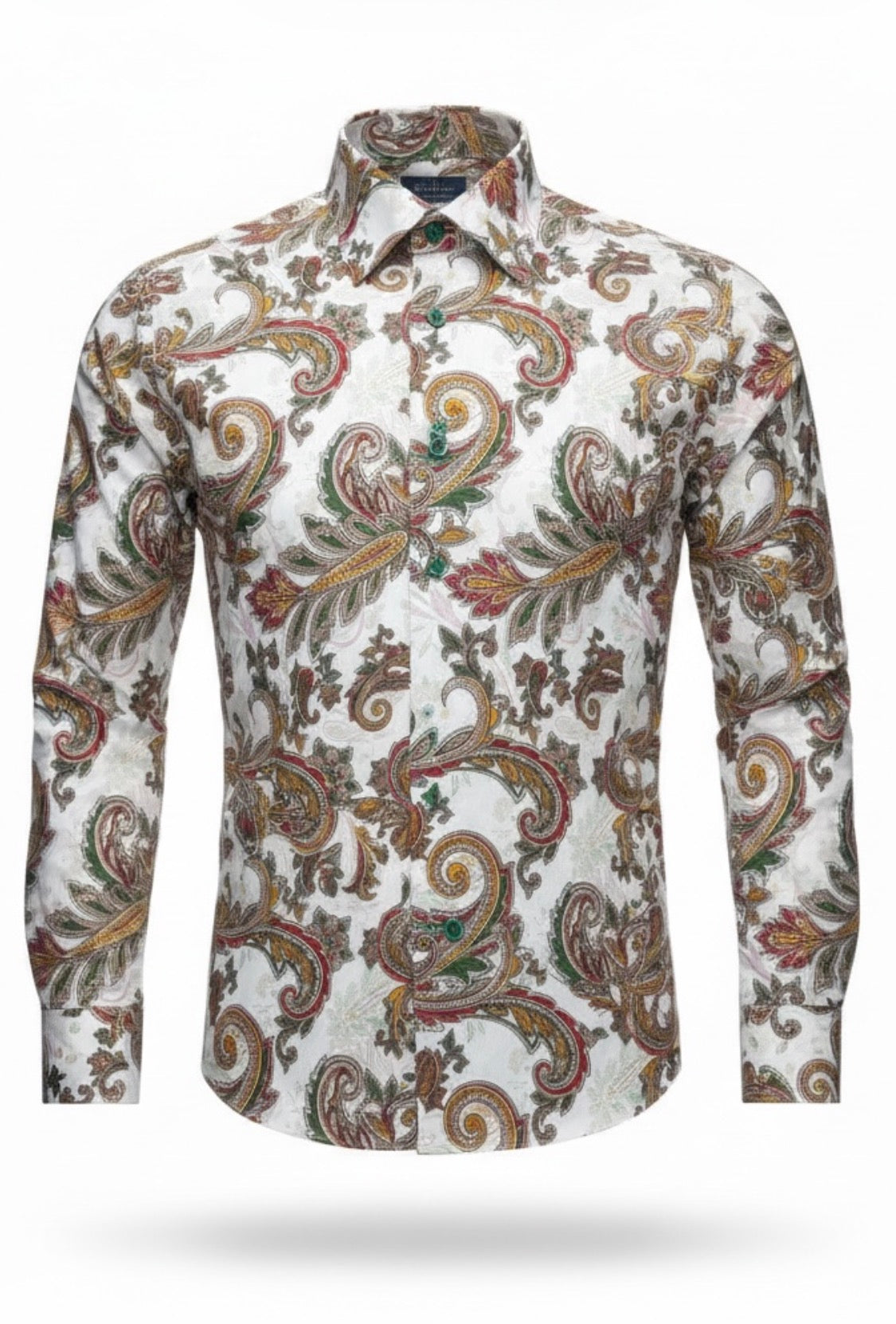 Couture Paisley Red Multicolor Shirt