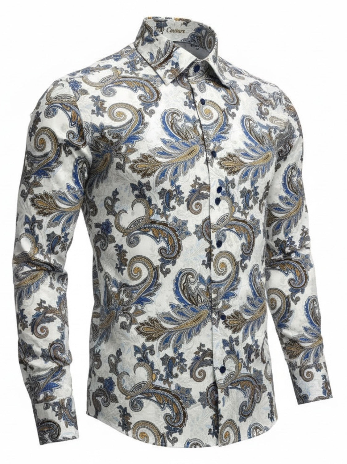 Couture Paisley Blue/BrownMulticolor Shirt