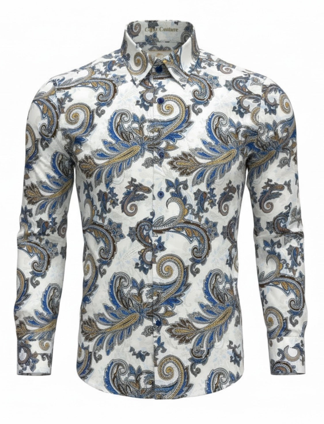 Couture Paisley Blue/BrownMulticolor Shirt