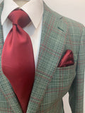 Green/Light Burgundy Sportcoat