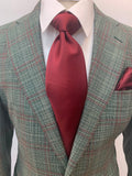 Green/Light Burgundy Sportcoat