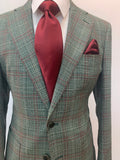 Green/Light Burgundy Sportcoat