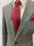 Green/Light Burgundy Sportcoat