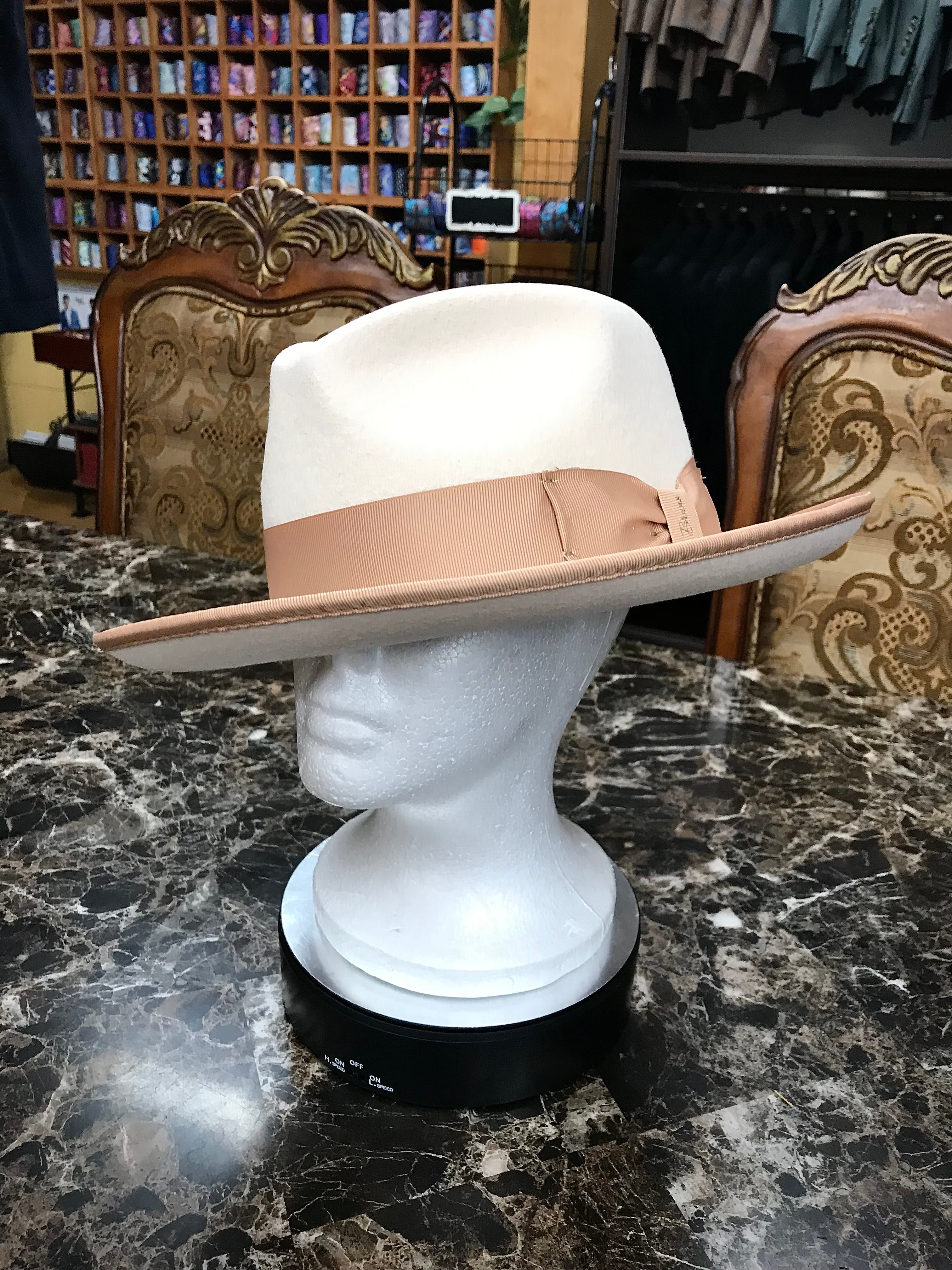 Bone/Camel Fedora Hat