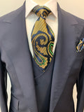 Solid Navy Suit