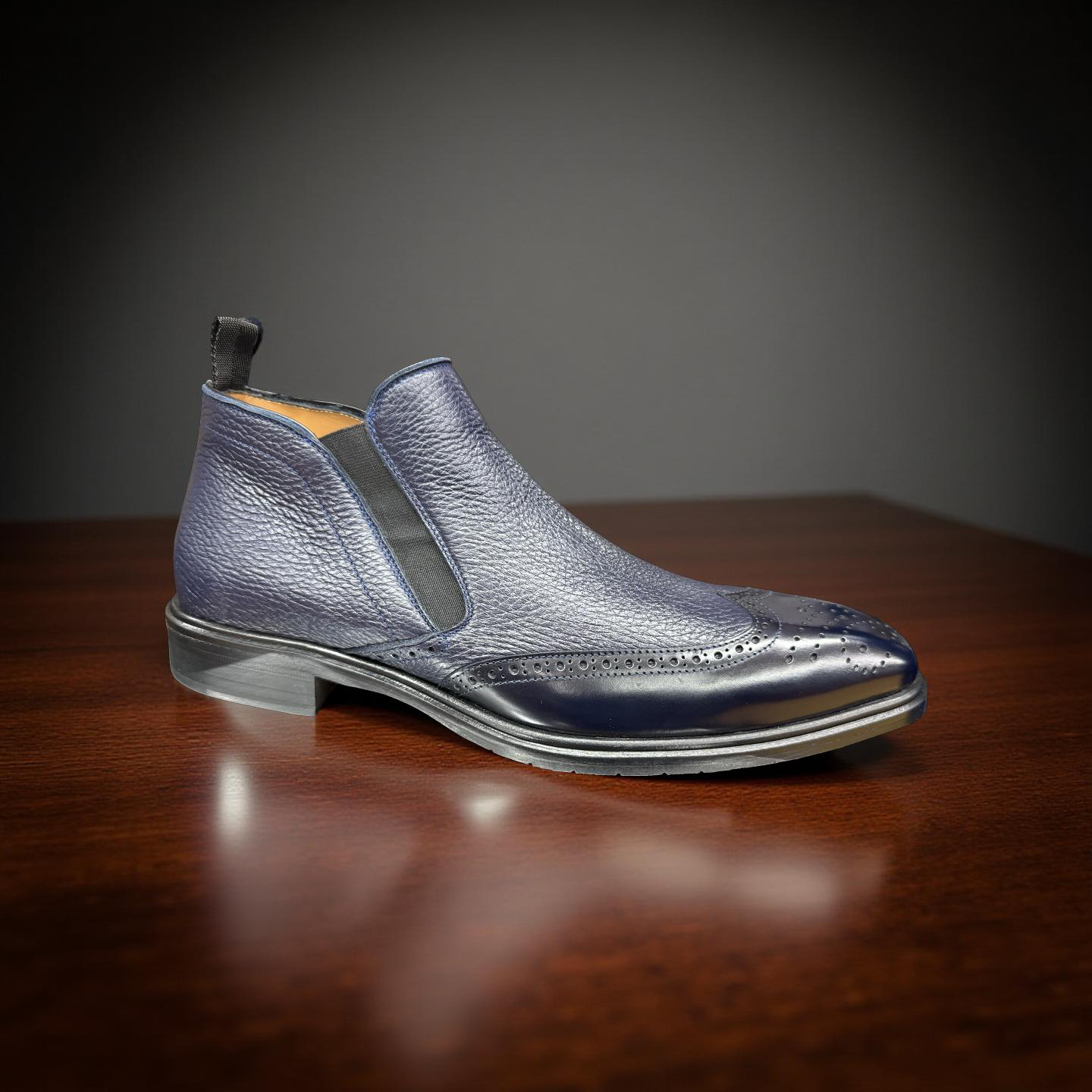 Mezlan Navy Bexley Boot