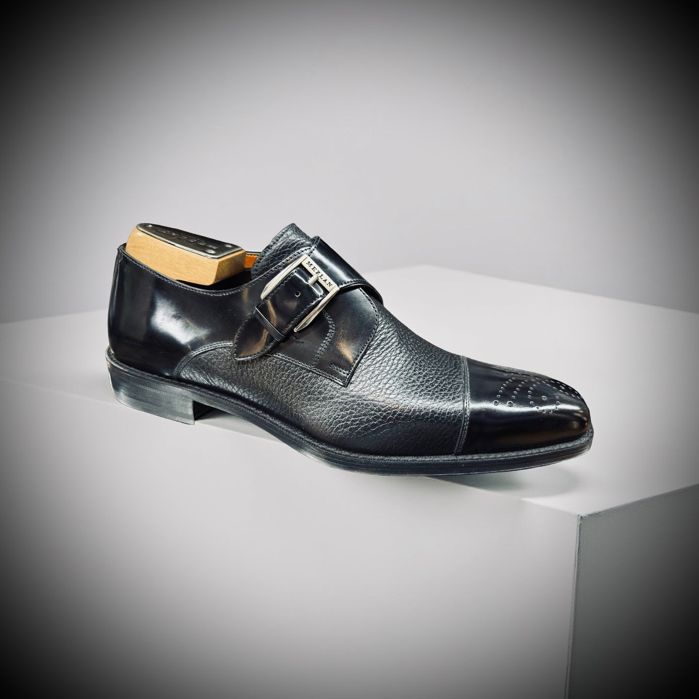 Mezlan Black & Navy Phoenix Shoes