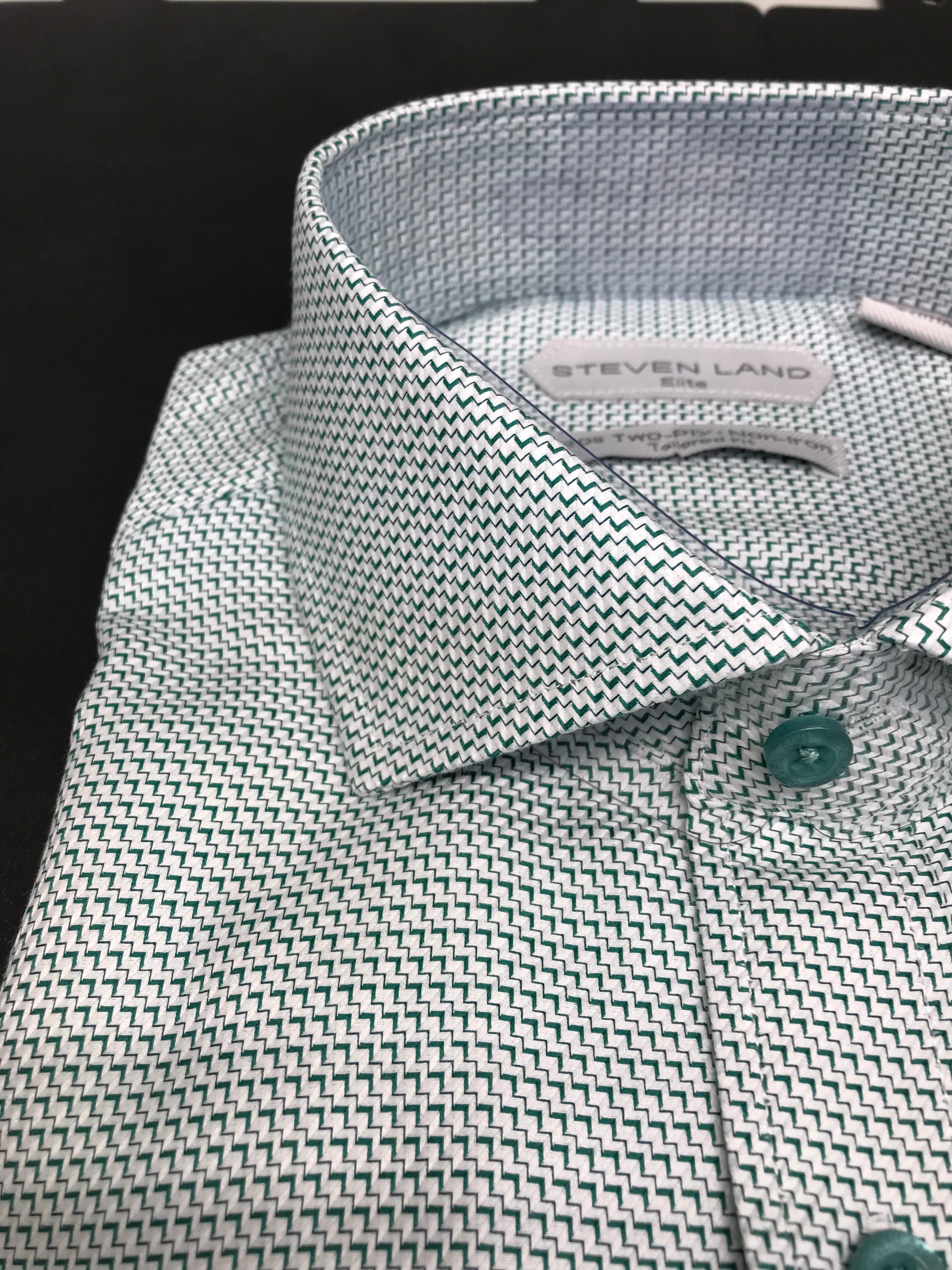 Stevenland Emerald Green Dress Shirt