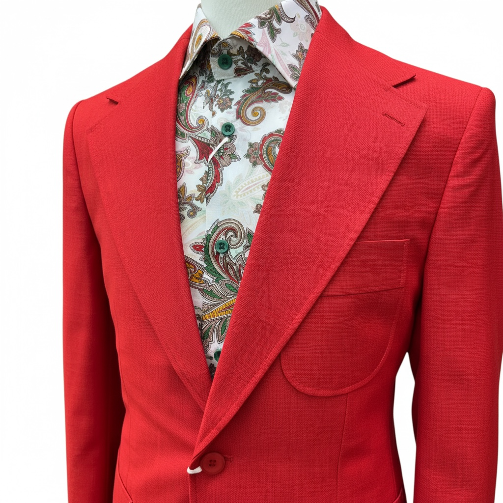Couture Red Coat w/White  Pants