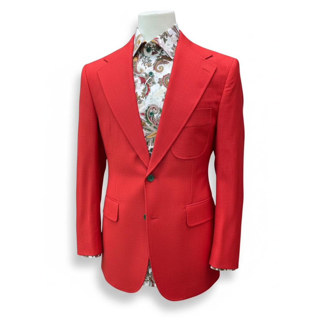 Couture Red Coat w/White  Pants