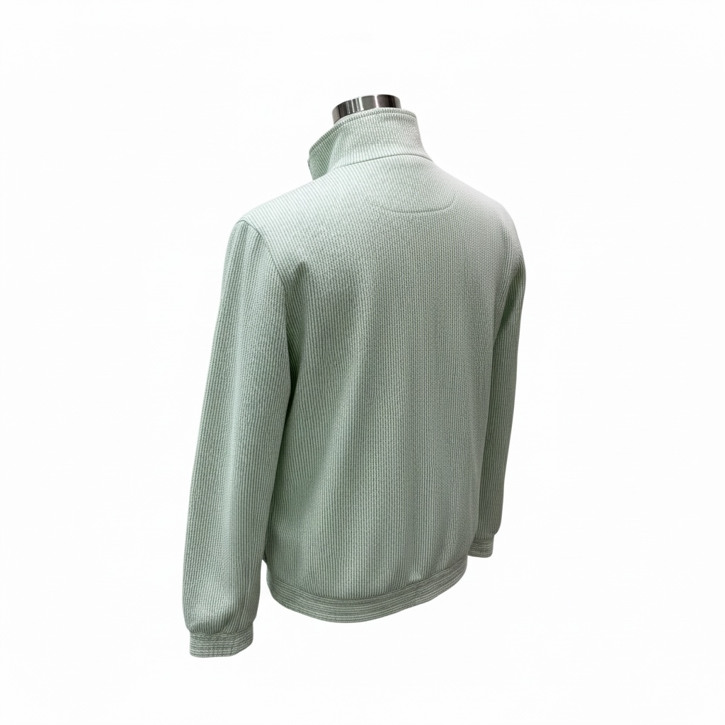 Green Seersucker Jogger