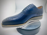 Navy Lace Up Shoe