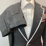 Gray w/White Edge Trim