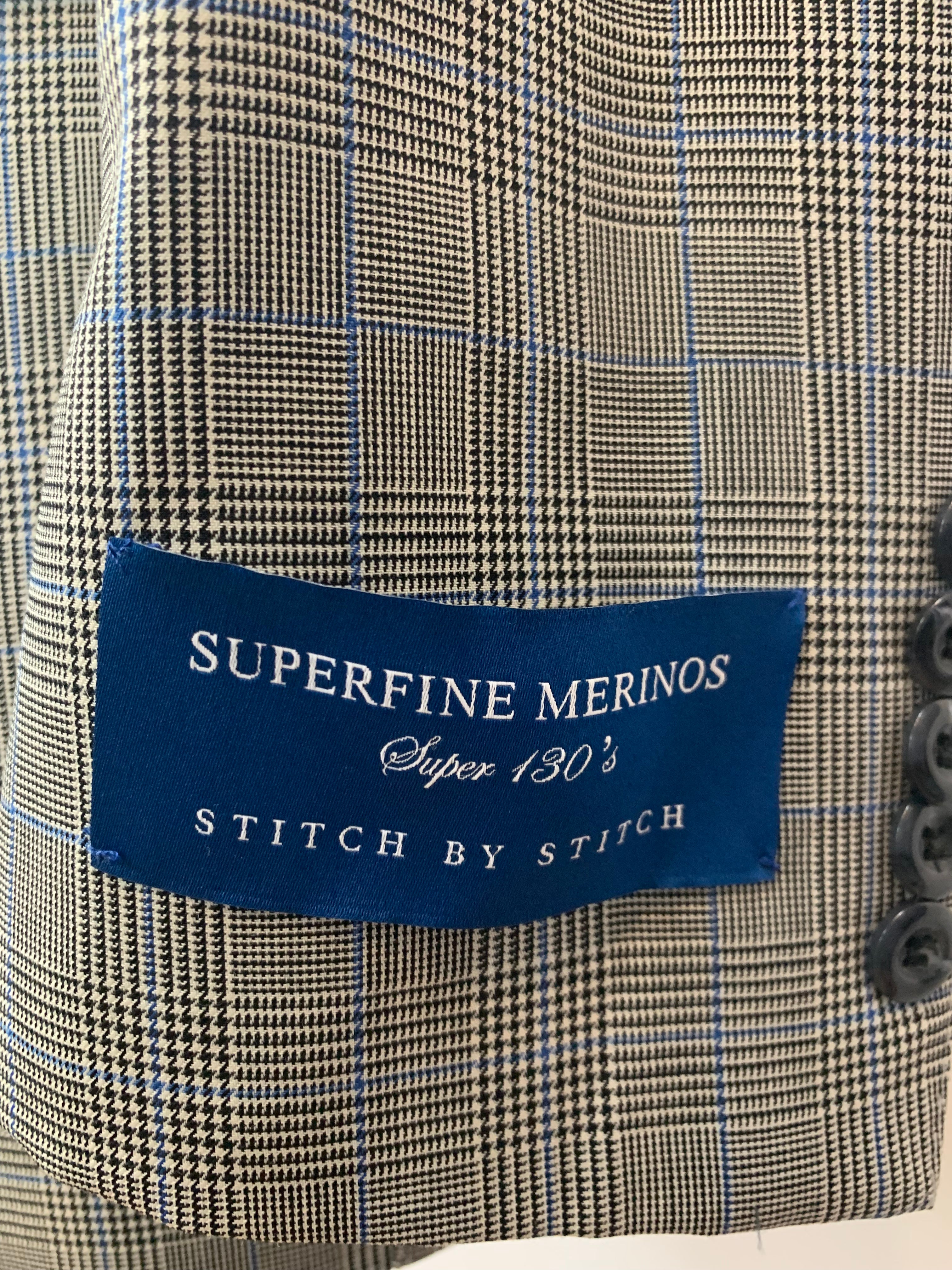 Stitch by Stitch Gray Glenn Plaid Suit