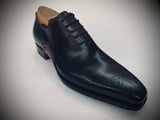 Black Shoe with Red Bottom