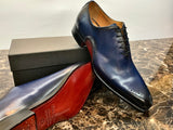 Navy with Red Bottom